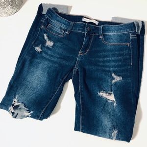 Ripped Stretchy Skinny Jeans